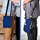 NJCXOLA Taschen für urinbeutel, Urinbeutel Urindrainagebeutelhalter, Blau Katheterbeutel katheter tasche mit Verstellbarem Riemen und Unsichtbarem Schlitz