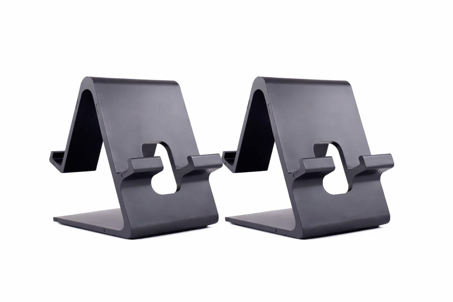 Adjustable Foldable 2-in-1 Dual Mobile Phone Stand Holder for Desk (Pack of 2) – Universal Metal Smartphone Stand, Anti-Slip Desktop Phone Holder-image-18