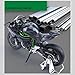 ZEZEFUFU Alloy H2R Motorcycle Model 1/9 Scale Diecast Motorcycle Model Toys
