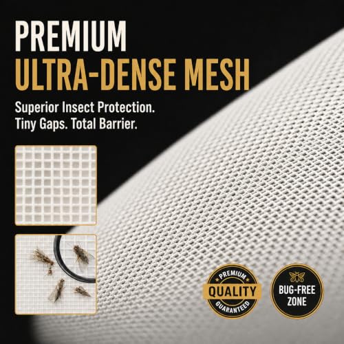 Image of Premium Magnetic Screen Door, Heavy-Duty Reinforced Mesh, Ultra-Dense Weave, Smooth Auto-Close, Pets & Kids - Hands-Free, No-Gap Seal