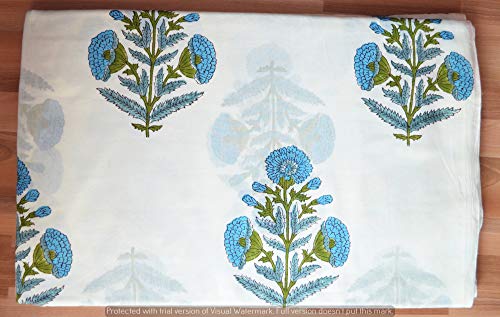 Tissu de coton imprimé indien pour coudre vos robes d'été et housses de canapé