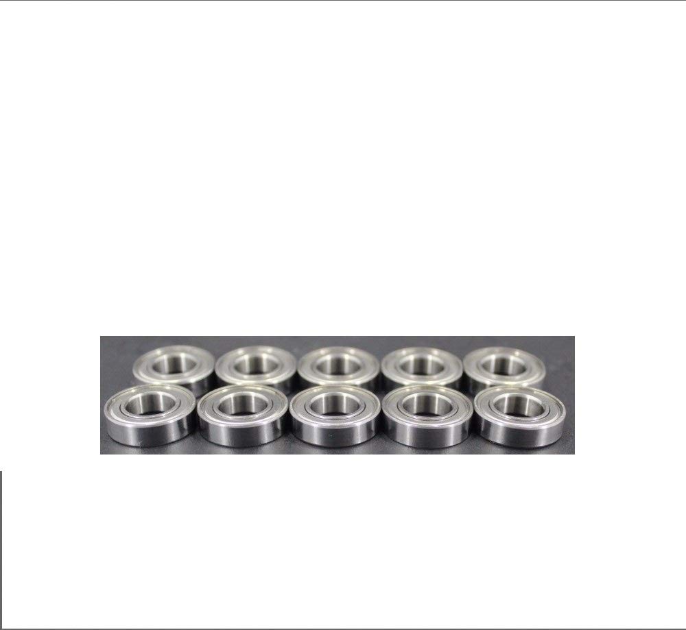 JIYAMI'EN EL-Zhou S6804ZZ S6804Z Section Mince rainure Profonde roulement à Billes (10PCS) ABEC-1 S6804 Z ZZ S 6804 440C roulements à Billes en Acier Inoxydable 20 * 32 * 7 mm