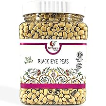 NY Spice Shop Whole Black Eyed Peas Cowpeas - 1.5 Pound | Indian Natural Lobiya Rich in Protein and Fiber