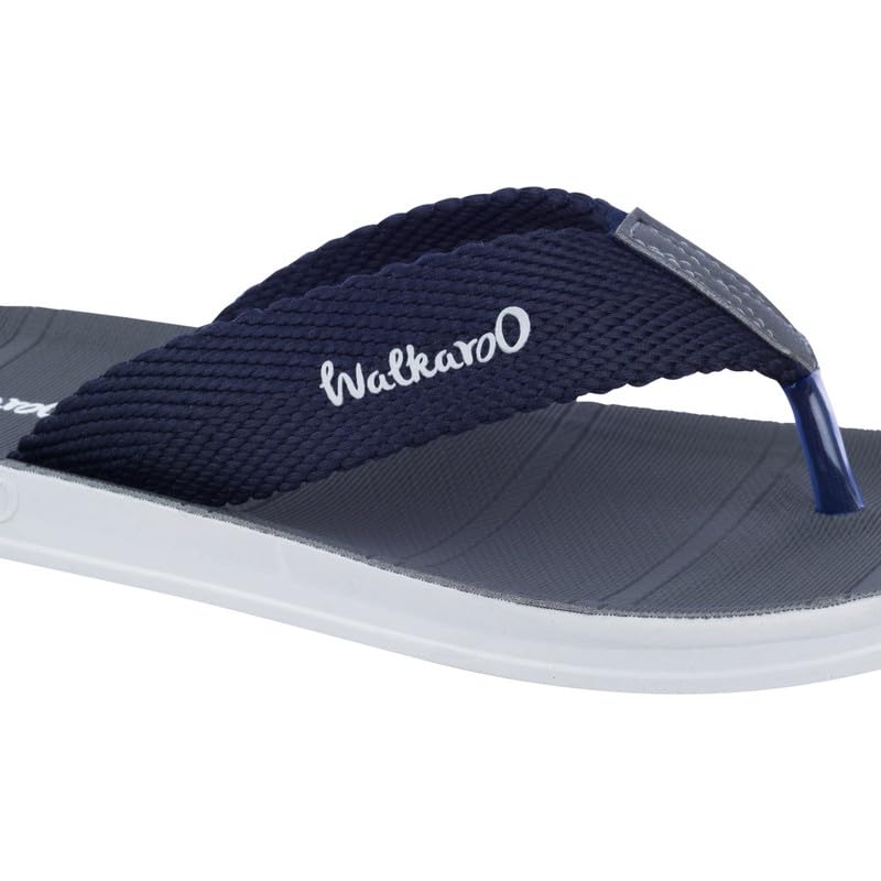 Image of WALKAROO Men's Casual Sandals|Soft Fabric Strap, Textured Footbed, Lightweight EVA Sole, Anti-Skid Grip|Daily Wear, Casual Wear, Home Wear, Outdoor Wear Slip-On Slippers for Men's|WG5002