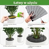Donice, osłony, 52 cm, 2 sztuki, ochrona roślin, kot, ekologiczna osłona roślin, nietoksyczna, dla dzieci i zwierząt domowych, ochrona roślin w domu przed upadkiem