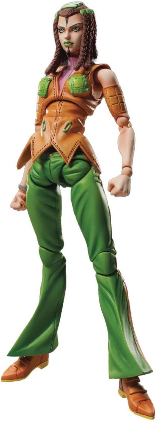 MediCos JoJo’s Bizarre Adventure Part 6: Ermes Costello Chozokado Super Action Statue Figure, Multicolor