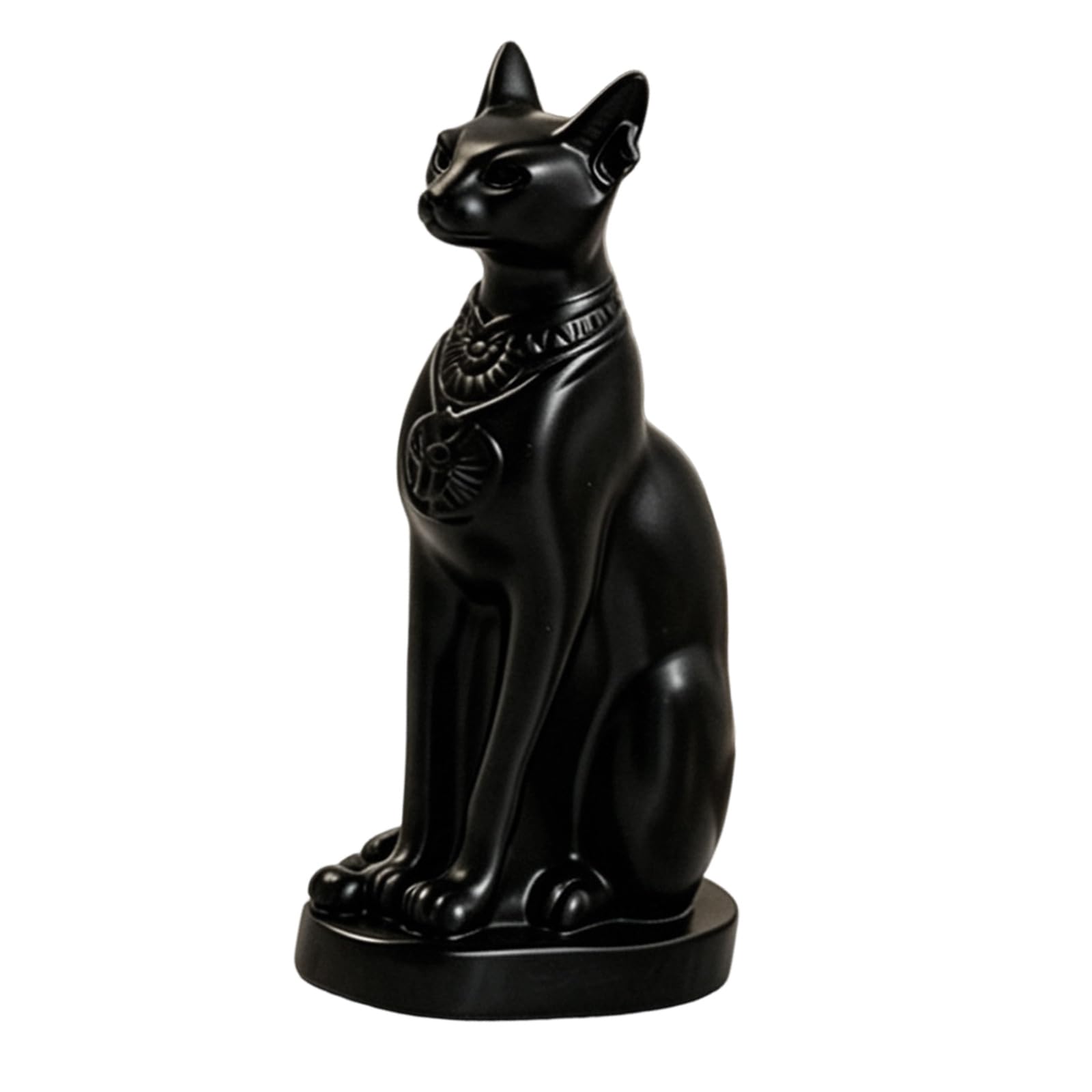 Msioytog Egyptian Bastet Felines Cats Goddesses Statue Resin Ancient Egypts Bastet Figurines Animal Sculptures Desktop Decors Egyptian Cats Goddesses Statue