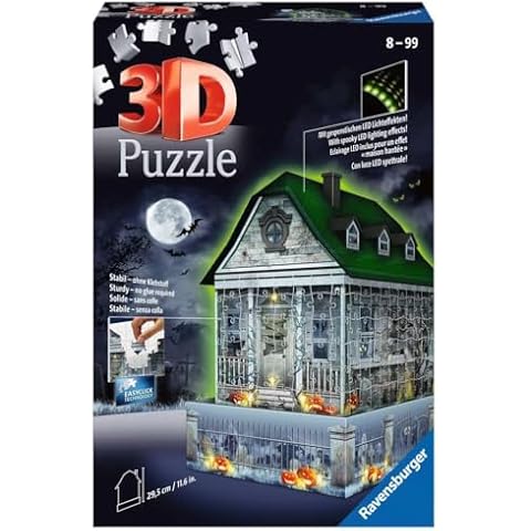 Ravensburger 3D Puzzle Haunted House with LEDs Cover