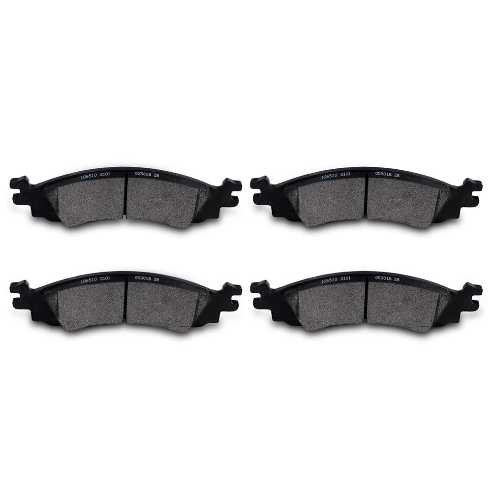 cciyu Ceramic Front Brake Pad Set Fit For 2006-2010 For Ford Explorer,2007-2010 For Ford Explorer Sport Trac,2010-2012 For Ford Taurus,2006-2010 For Mercury Mountaineer