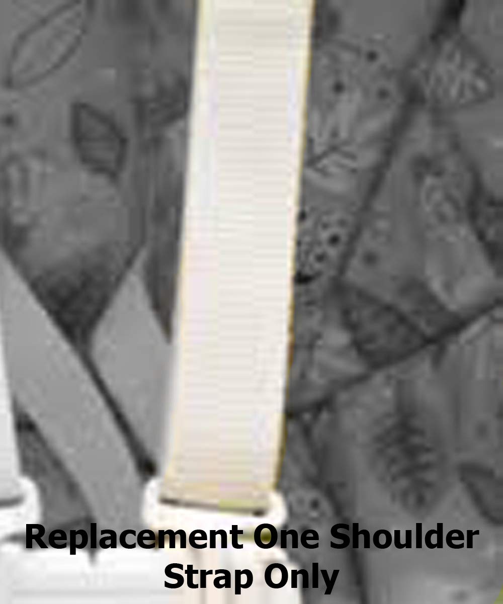 Fisher Price Space Saver High Chair Replacement Shoulder Harness Strap Belt Cream