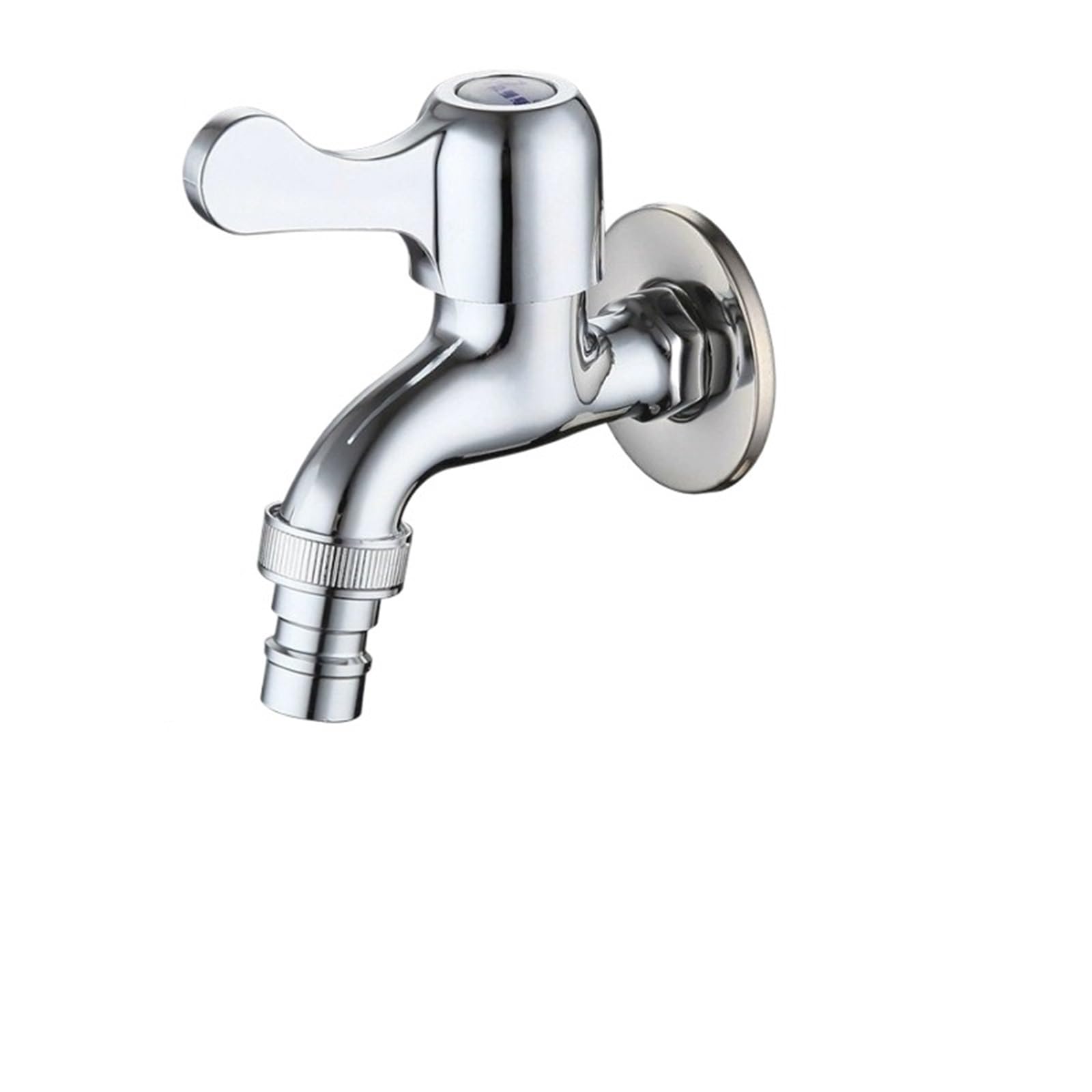 Krany do pralki, krany miedziane montażu w ścianie, zawór rdzenia, 1/2" 4-punktowy dopływ wody domowego mopa, basenowe(Sharp mouth)