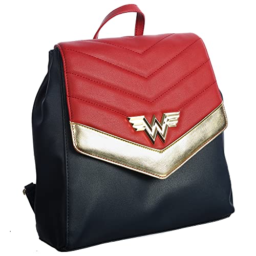 Bioworld Wonder Woman Metal Logo Mini Backpack2