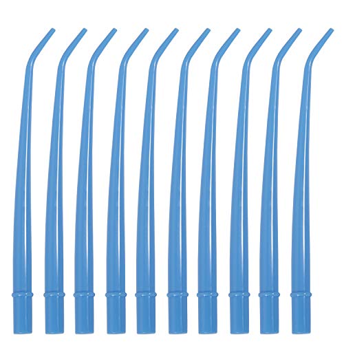 JMU Dental Aspirator Tips, Disposable Surgical Suction Tips (25, Blue-1/16")