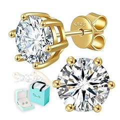 6 Prong - Yellow Gold Plated