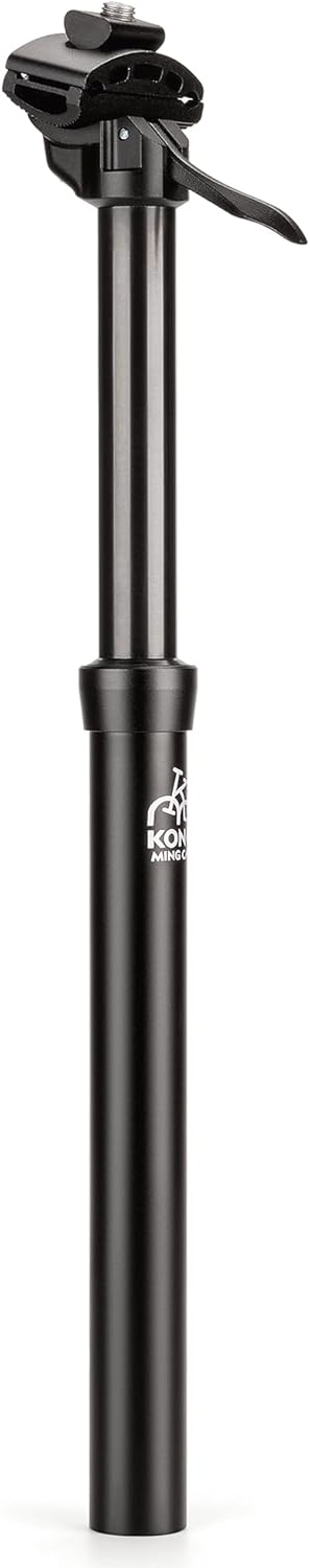 Dropper Post 27.2/30.9/31.6mm x 400mm Length 125mm Travel Lightweight Aluminum Alloy Seat Post for Mountain Road Bike BMX eBike