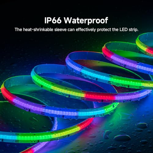 Tira LED RGB IP66 con Control Bluetooth 16.4FT 864LED/m miniatura 3
