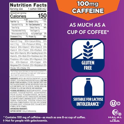 Ensure Max Protein Milk Chocolate Shake, 30g High Protein, 12 Pack - image 6