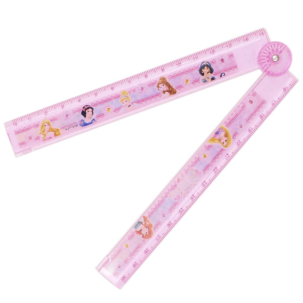 Amazon.co.jp: サンスター文具 ディズニー プリンセス 折りたたみ定規 