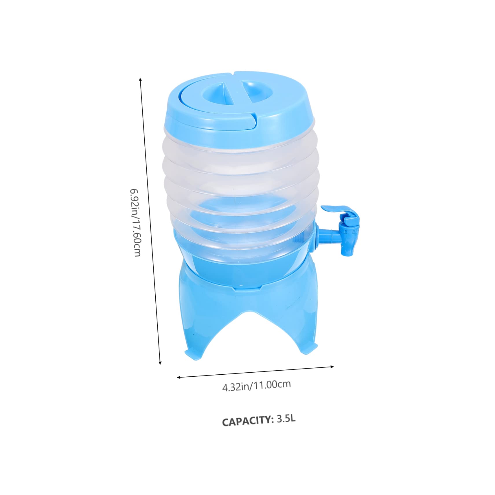 Toyvian 1Set Portable Outdoor Drink Dispenser with Spigot and Base Sports Beverage Container for Parties and Events Durable and Convenient Design