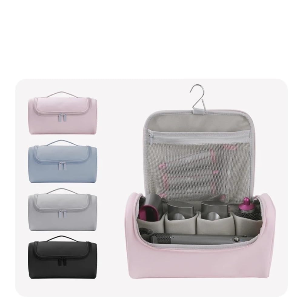 Wielofunkcyjna kosmetyczka Mężczyźni Kobiety Podróże Zewnątrz Wisząca Torba Organizatora Toaletowego Wielokolorowa(Pink)