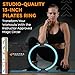 MANTRA SPORTS Pilates Ring Circle, Magic Circle Pilates Ring, Inner Thigh Exercise Equipment, Fitness Rings for Women, Thigh Master Inner Thigh Exerciser, Yoga Ring Pilates Equipment for Home Workouts