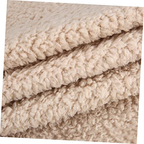 Couverture coussin tapis de couchage peluche chat chien lavable beige