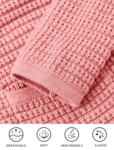 PRETTYGARDEN Women Knit Cardigan Sweaters Fall Fashion Long Sleeve Open Front Button Down Trendy Casual Jacket Winter Clothes