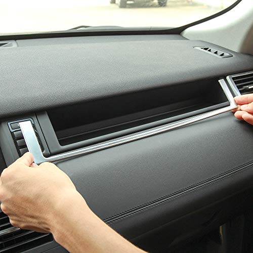 TongSheng ABS Chrome Co-Pilot Dashboard U Shape Frame Cover Trim 1pc for Land Rover Discovery Sport 2015-17