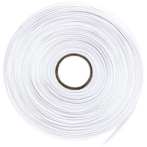 Wxj13 Single Fold Bias Tape 1/2 Inch Bias Binding Tape, Hemming Tape For Carpet Edges, Diy Crafts, Seaming, Sewing, Piping, Quilting (White, 50 Yards) #TOP5