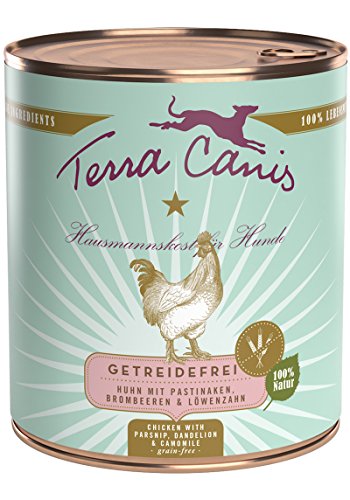 huehnermaegen (25%), Terra Canis Sensitive, mangime Umido, Confezione da 6 Pezzi (6 x 800 g)
