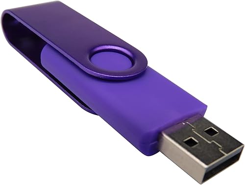 Miniatura 6 de Mini unidad flash USB de capacidad con 1 OTG (Micro USB) y 1 adaptador tipo C (USB-C) para teléfono móvil (púrpura 256 MB)
