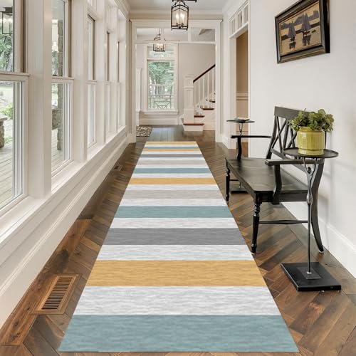 Alfombra larga para pasillo 50x330 cm lavable y clásica 2