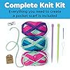 Creativity for Kids Learn to Knit Pocket Scarf - DIY Knitting Kit for Beginners, Kids Craft Kit #2