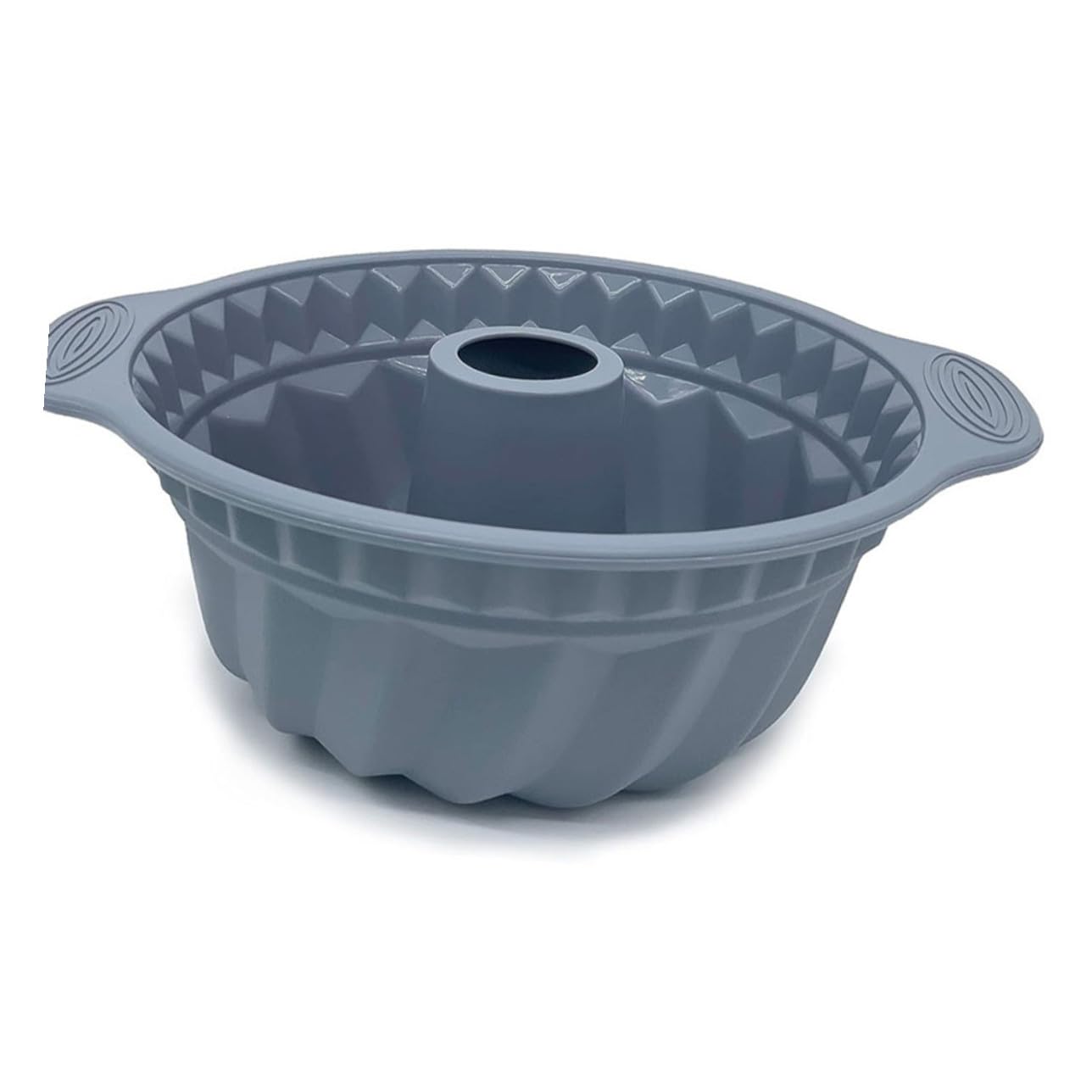 Zerodeko Set 3 Stampi per Torta in Silicone Antiaderente, Forma Rotonda Apertura a Stufa, capacità Grande per Forno e Lavastoviglie