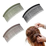 4. 📏【Tamaño ideal para todo tipo de peinados】 Cada peineta mide 10.5×4.7 cm, un tamaño ideal para sujetar tu cabello con seguridad sin resultar voluminoso. Es lo suficientemente compacta para llevarla en tu bolso y ajustarla a tu peinado rápidamente, convirtiéndola en una opción práctica para esas ocasiones en las que necesitas un retoque rápido y eficaz.