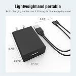 5V Remplacement de chargeur pour Noco Boost Sport GB20 GB30 GB40 GBX45 GBX55 GB70 GBX75 GB150 GBX155 Démarreur de saut de batterie AC Adaptateur avec 3.3Ft Câble de charge Cord d'alimentation