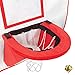 Stumptown Sportz Trampoline Basketball Hoop with 3 Basketballs | Soft Material, Safe for Kids | Durable for Outdoor Play