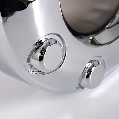 Vista 16 de GRAND ORANGE 4 tapas centrales de rueda cromadas para llantas de remolque de 3 1/4 pulgadas, 3.25 pulgadas, orificio central, rayado ligero Ajuste