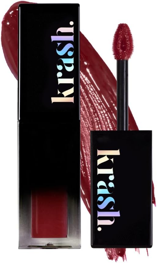 KRASH KOSMETICSPretty Please Liquid Lipstick, Highly Pigmented, Matte, Velvet, Light Feel, Intense Fantasy Colour, Vegan and Cruelty Free