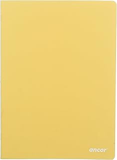 دفتر تدريبات برايت مقاس A4، عدد 60 ورقة، 70 جم/م²، مسطر مربعات كبيرة من من انكور، أصفر