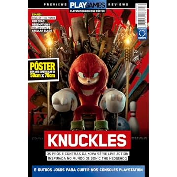 Capa do livro Superpôster PlayGames - Knuckles