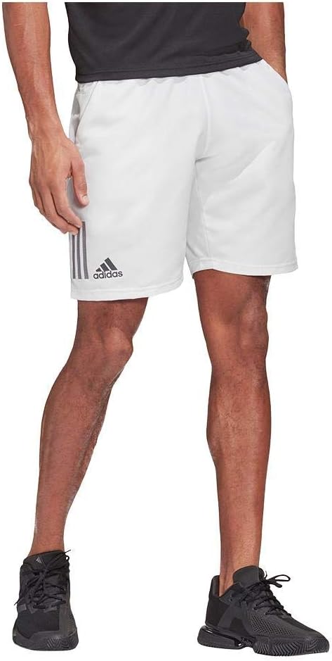 adidas Men's Club 3 Stripes Short 9 Inch