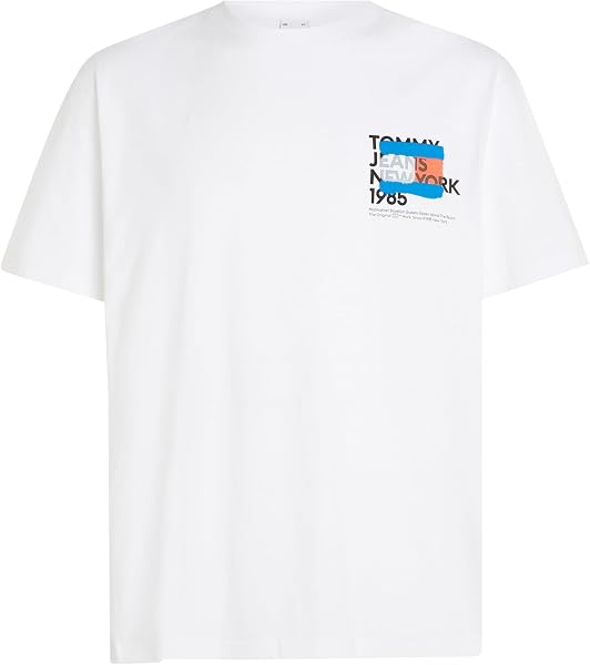 Tommy Hilfiger Tjm Tommy Ny Graffiti Flag Tee T-shirt Erkek
