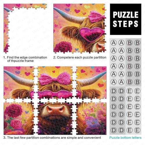 Puzzle de 1000 piezas de cartón duradero ideal como regalo de cumpleaños 4