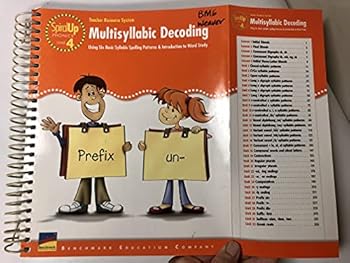 Spiral-bound Multisyllabic Decoding, Using Six Basic Syllable Spelling Patterns & Introduction to Word Study/ Spiral up Phonics (Level 4) Teacher Resource System Book