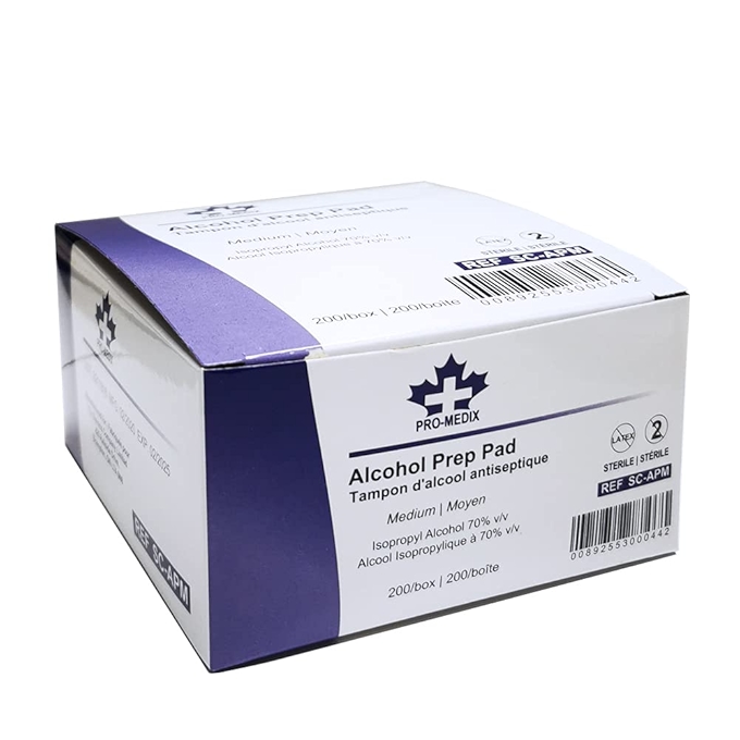 Podocure科技选择 - 酒精消毒棉片，灭菌