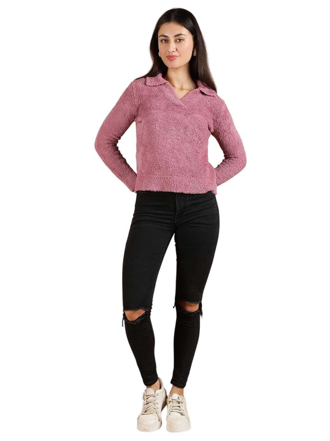 KOTTY Women’s Trending Winter Wear Sweater for Street Style Looks and Cold Weather Comfort KOTTY Women’s Trending Winter Wear Sweater for Street Style Looks and Cold Weather Comfort