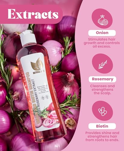 image for NATURAL SANT - Onion Biotin and Rosemary Shampoo & Treatment Set for S
