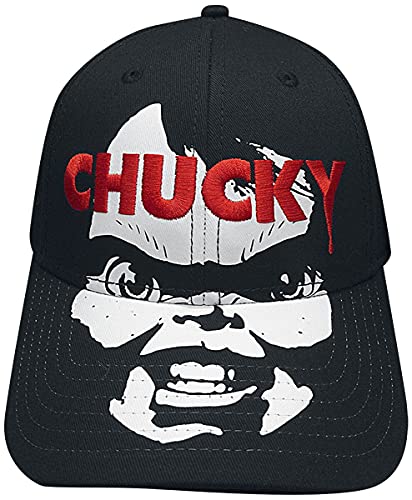 Chucky - Die Mörderpuppe Póster Hombre Gorra Negro, 100% algodón,