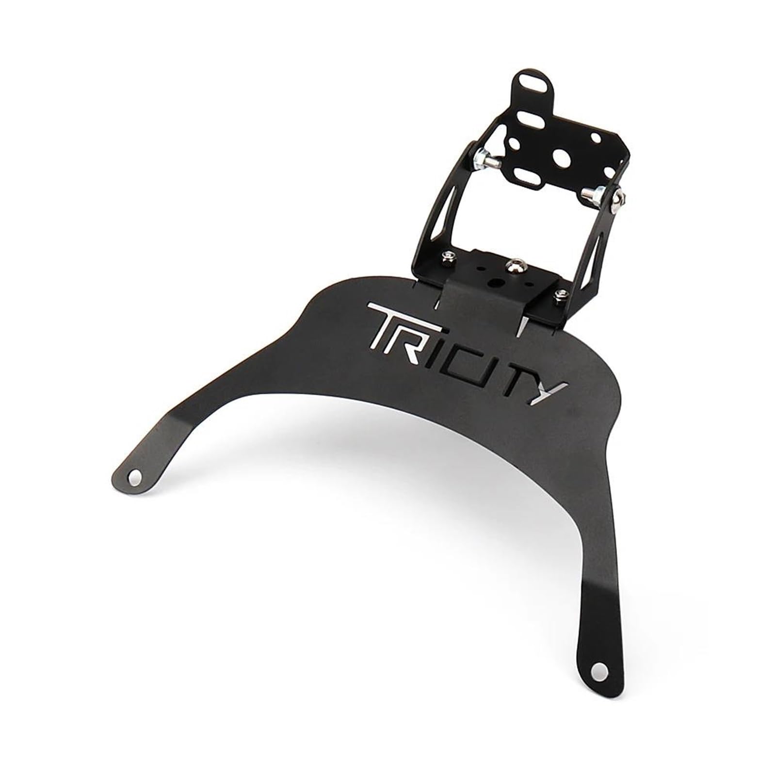 Soporte De Navegación para Teléfono Móvil Inteligente con GPS Motocicleta para Y&amaha Tricity, Soporte De Carga Inalámbrica Frontal TRICITY Electrónica Soportes(Negro3)